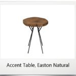 Accent Table - Easton, Natural Finish