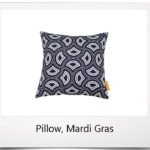 Outdoor Pillow, Mardi Gras