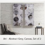 Art - Abstract Grey, Set of 2