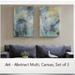 Art - Abstract Multi Canvas, Set of 2