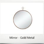 Mirror - Gold Metal