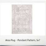 Area Rug - Pendant Pattern 5x7