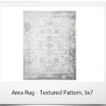 Area Rug - Textured Pattern 5x7