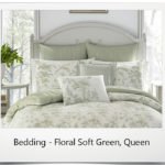 Bedding - Soft Green, Queen