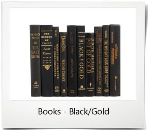 Books, Black/Gold