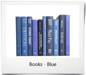 Books, Blue Assorted