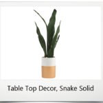 Table Top Decor, Snake Solid