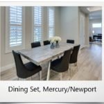 Dining Set, Mercury/Newport