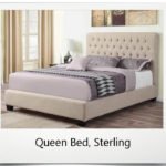 Queen Bed, Sterling