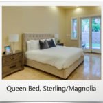 Queen Bed, Sterling/Magnolia